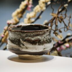 Bol à Matcha brun & blanc