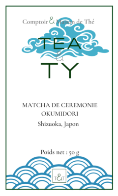 Matcha Cérémonie Okumidori Bio - Doypack de 50 g