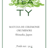 Matcha Cérémonie Okumidori Bio - Doypack de 30 g